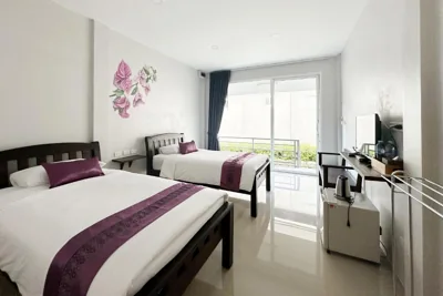 Habitación Estándar con 2 camas individuales — Be Leaf Resort